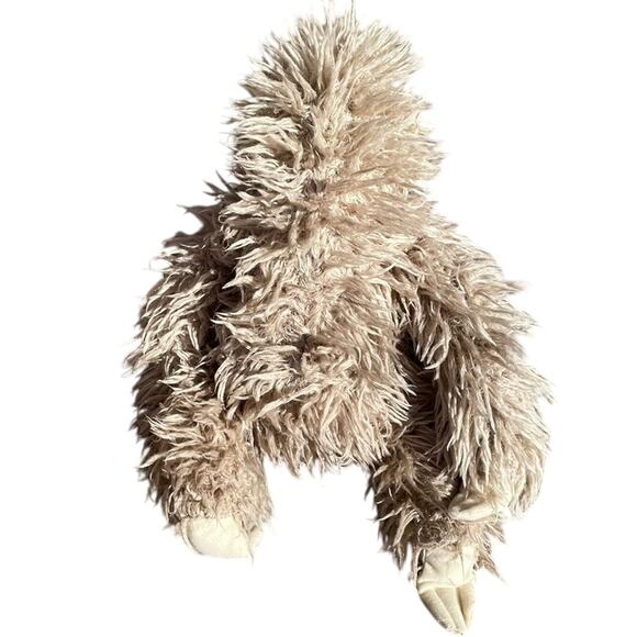 Wild Republic Sloth Plush 18" Shaggy 3 Toed Tan Stuffed Animal Toy Jungle Zoo - Picture 3 of 14